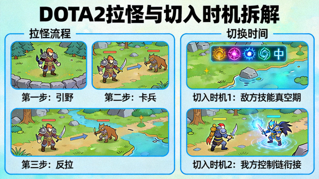 DOTA2拉怪与切入时机拆解配图